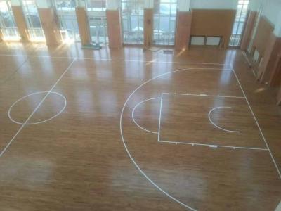 運動木地板籃球場